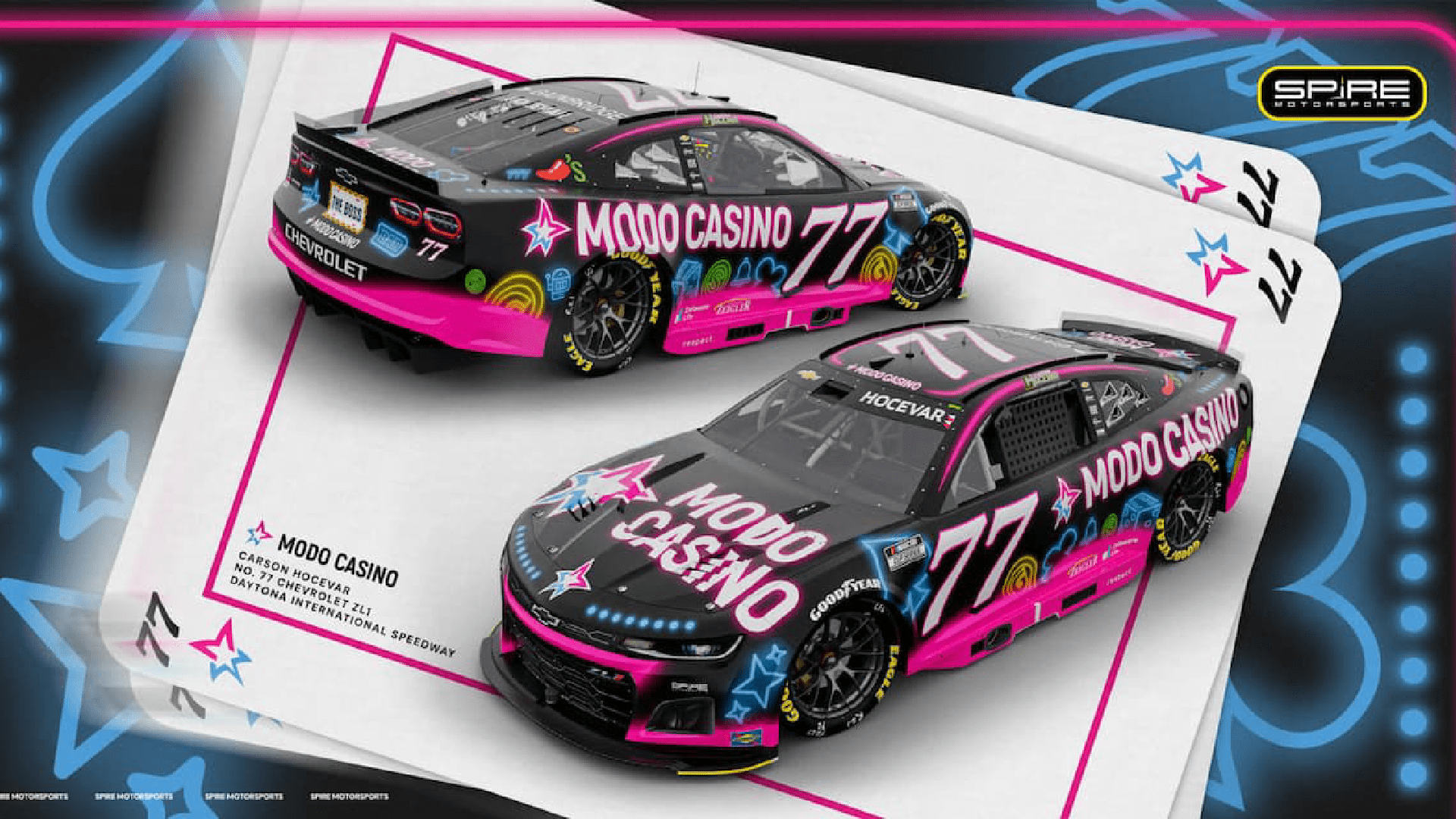 Modo Casino Sponsoring No. 77 Car for Quartet of NASCAR Races